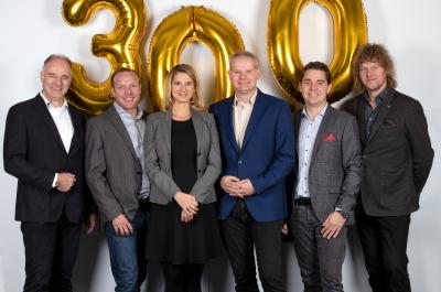 v. l.: Dr. Thomas Simon, Ingo Burggraf, Dr. Maren Spatz, Michael Weigand, Stefan Sicken, Ulrich Simon