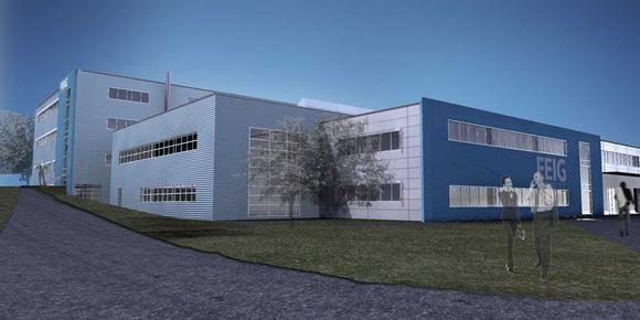 Der imposante Neubau von FEIG ELECTRONIC