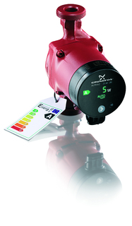 Grundfos Alpha 2 mit Energielabel