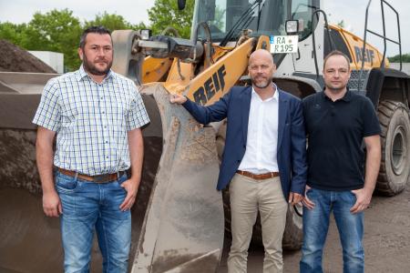 Die ersten Schritte sind getan. Andreas Eisenhuth, Alexander Klöcker und Mario Schifferdecker (v.l.n.r.) sind mit dem Start sehr zufrieden