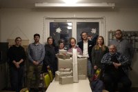 Handover of the presents at Diakonie Himmelsthür
