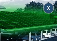 Parkplatz Solaranlage – Solarcarport – Bild: Xpert.Digital / seo byeong gon|Shutterstock.com