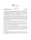 [PDF] Press Release: Vizsla appoints VP Business Development and Strategy