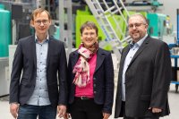 Das Team für Innovation und Technologietransfer am SKZ (von links): Dr. Johann Erath, Dr. Benedikte Hatz und Dr. Frédéric Achereiner.