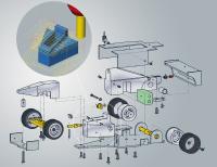 Cockpit des Rennwagens – mit hyperMILL® programmiert  / Bildquelle: OPEN MIND und Nachwuchsstiftung Maschinenbau