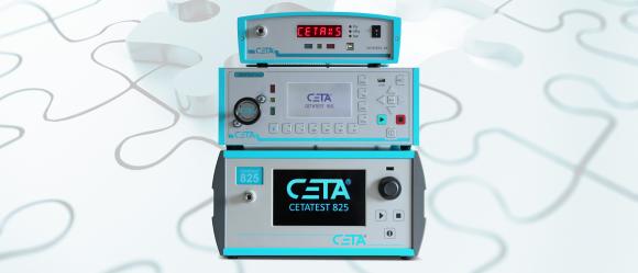 CETA leak and flow testers. Leak tester CETATEST 825 and XS. Flow tester CETATEST 915