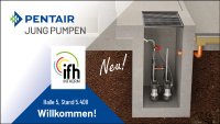Pentair Jung Pumpen auf der IFH/Intherm in Nürnberg / Bild: Pentair Jung Pumpen