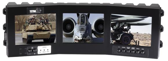 OptiVue Triton - rugged Display for military vehicles