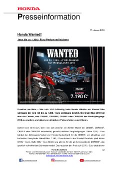 Honda Presseinformation Wanted Modelle mit bis zu 1300 Euro Preisvorteil.pdf