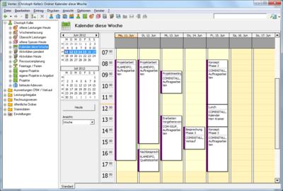Vertec Kalender