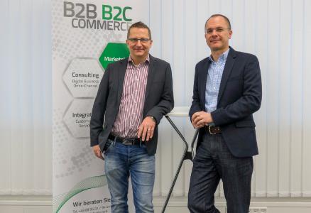Das eCommerce-Experteam, das für Speed4Trade bei Fachevents die Trends ausmachen will: Director Costumer Consulting & Services Christian Jakob und Director Business Development Wolfgang Vogl (von links).