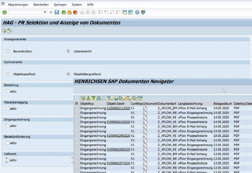 Henrichsen SAP Dokumenten Navigator. Abb. Henrichsen.jpg