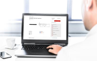 Schnell fündig werden und bestellen – der neue Online-Shop von CERATIZIT ist einfach in der Handhabung und beschleunigt den Bestellvorgang spürbar