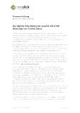 [PDF] Pressemitteilung: Der digitale Arbeitsplatz der oneclick AG erhält Gütesiegel von Trusted Cloud