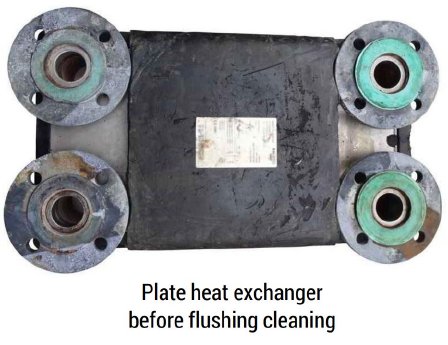 FluidMaster - plate heat exchanger before flushing cleaning.JPG