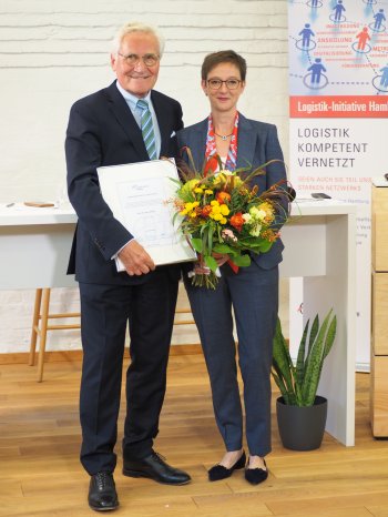 Prof. Dr. Peer Witten und Kerstin Wendt-Heinrich (c) Logistik-Initiative Hamburg.JPG