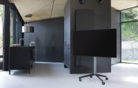 Erard KANA 1200L mobiler TV Ständer 30 - 55 Zoll, silber/schwarz