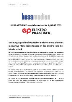 20190509_Presseinformation_8_Huss_Medien_Deutscher-E-Planer-Preis_2019_ep_Elektropraktiker.pdf