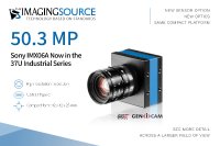 Die neuen 50,3-MP-Modelle der 37U Industrial Serie kombinieren den Sony IMX06A Sensor mit einer kompakten USB-3.1-Type-C-Plattform und neuen C-Pro Objektivoptionen.