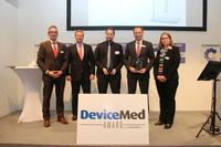 Die Gewinner der DeviceMed-Awards zur Compamed 2015 (Fotohinweis: Vogel Business Media)