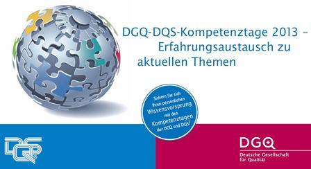 Kernkompetenz Managementsysteme: DGQ-DQS-Kompetenztage 2013