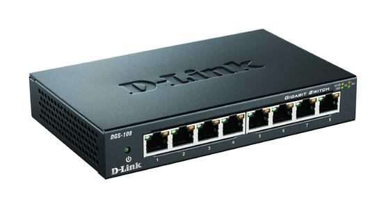 D-Link 8-Port Layer Gigabit Switch DGS-108
