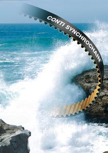 The ContiTech Power Transmission Group expands its range of lengths for the high-performance CONTI SYNCHROCHAIN® timing belt. (Photo: ContiTech)