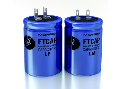 FTCAP (Teil des Mersen-Konzerns) bietet eine große Bandbreite von Aluminium-Elektrolytkondensatoren mit Lötfahnen, wobei zahlreiche Anschluss-Variationen verfügbar sind