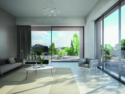 Ausgezeichnet mit dem "Red Dot Award 2018: Product Design": Schüco Schiebesystem-Plattform ASE 60/80