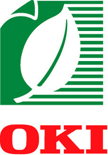 Das OKI 'Green Leaf' Symbol steht für die gelebte Umwelt- und Sozialverantwortung des Unternehmens