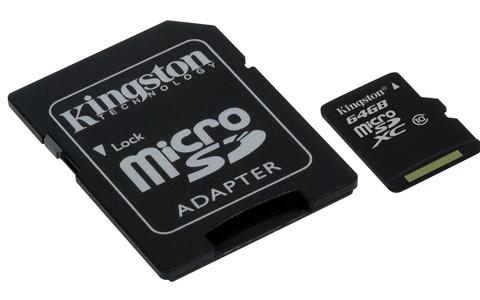 Kingston Digital microSDXC Class-10-Speicherkarte 64 GB Kapazität