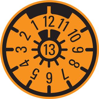 So schnell wie möglich zur Hauptuntersuchung anmelden und Orange durch Gelb oder Braun ersetzen