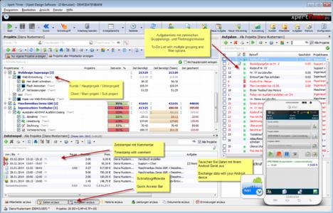 Projektmanager Übersicht