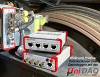 Miniatur-Datenlogger für Schwingungsmessungen an Schienenfahrzeugen`