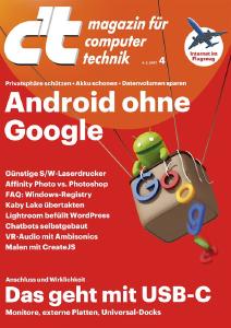 Computermagazin c’t - aktuelle Ausgabe 4/17