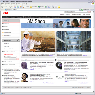 3M Shop Website