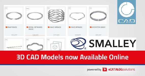 Smalley launches new nested series springs with online product configurator powered by CADENAS