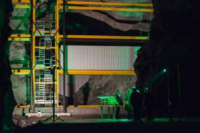 Lefdal Mine Datacenter (LMD) wurde am 10. Mai 2017 eröffnet. Das modulare Gesamtkonzept sieht vor, dass Kapazitäten für bis zu 1.500 Container entstehen mit einer Kühlleistung von bis zu 200 Megawatt, Quelle Rittal GmbH & Co. KG
