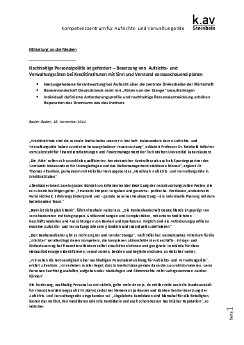 Pressemitteilung Steinbeis KAV I Nachhaltige Personalpolitik bei Aufsichts- und Verwaltungsräten.pdf