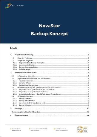 Backup Konzept Und It Notfallhandbuch Novastor Gmbh Pressemitteilung Pressebox