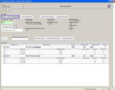 Produktion in PROLAG®World