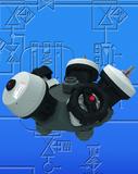 Compact plastic diaphragm valves