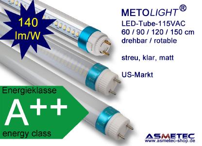 METOLIGHT LED Röhren der Serie 115VAC