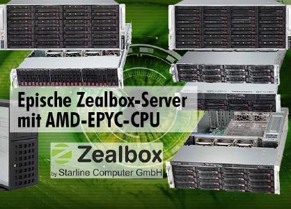 Neue Server von Zealbox