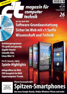 Titelbild der aktuellen c't-Ausgabe 26/2011