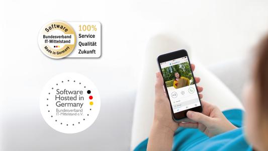 DoorBird App mit dem Siegel „Software Made in Germany“ zertifiziert / Bildquelle: Bird Home Automation GmbH