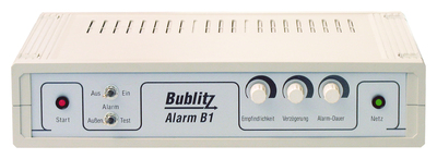 Luft als Signalgeber: Bublitz Alarm B1 sichert Häuser ohne aufwendige Montage.