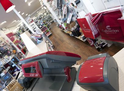 CULINARION in Chartres (Frankreich) mit Odyssé Kassensystem und ODP 200 Bondrücker, Foto: AURES