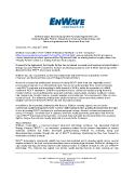 [PDF] Press Release: EnWave Signs Second Equipment Purchase Agreement with Existing Royalty Partner