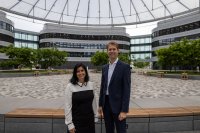 Jochen Burg, CEO, and Fabíola Fernandez, CFO, at the SMS group’s annual press conference